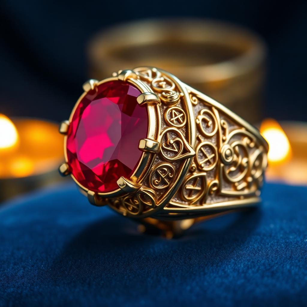 Bague Mystique de Richesse — objet mystique consacré
